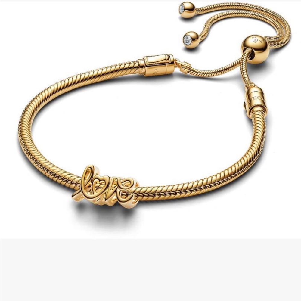 Authentic Pandora Gold Love Bracelet New never worn- I no longer have the box.
